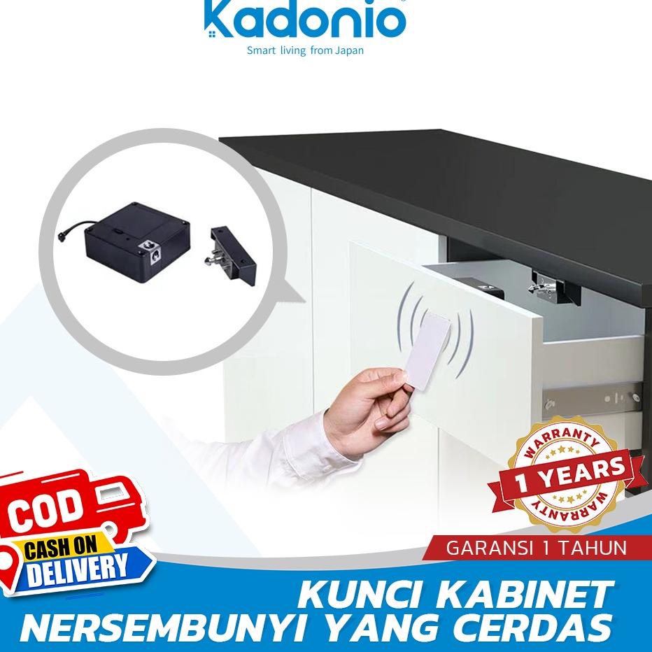 ❈ Kadonio Kunci Lemari Pintar kabinet tersembunyi yang cerdas Kunci Kabinet Rfid Elektronik Kunci ku