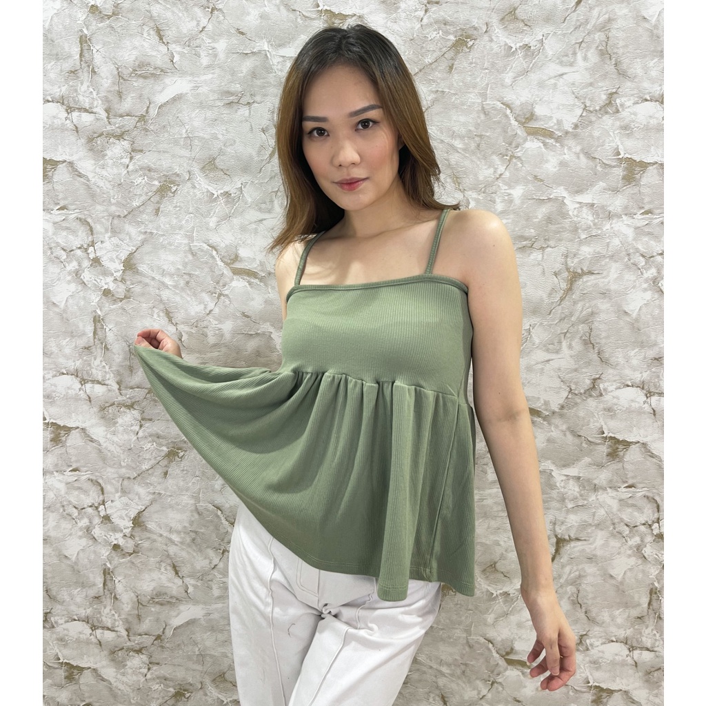 MODAVIE - JOSEPHINE TANKTOP Korean Tanktop Crop Top Baju Atasan Wanita