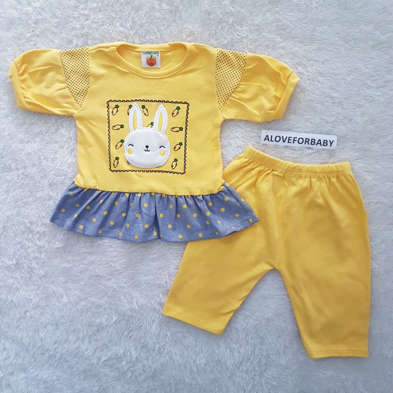 Setelan Bayi Kelinci lucu set