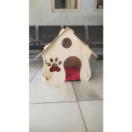 rumah kucing lucu, hamster, kelinci, murah, elegan. rumah kucing murah