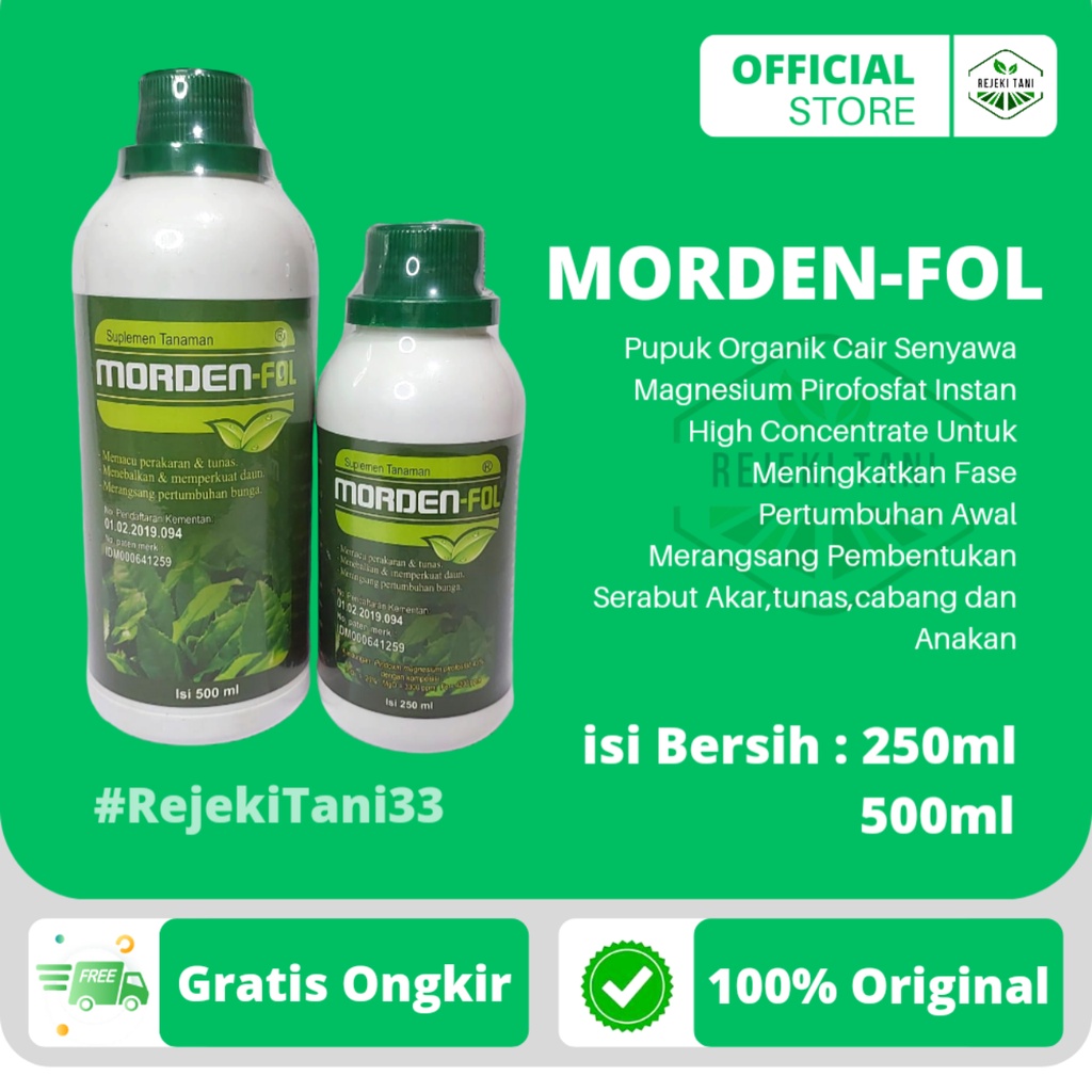 Pupuk MORDEN FOLL Suplemen Pertumbuhan Awal Pembentukan Bunga Morden Fol