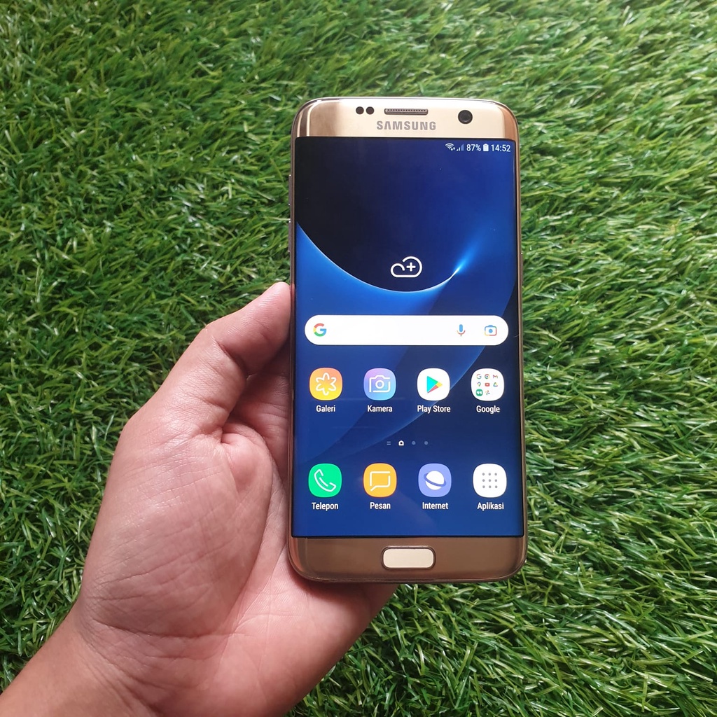 HANDPHONE SAMSUNG S7 EDGE 4/32GB SEIN SECOND SEKEN BEKAS MURAH