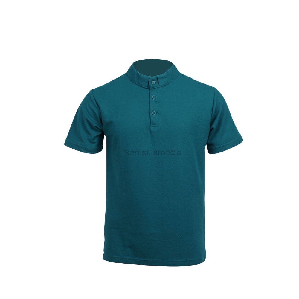 Kaos Polo Kolar Hijau Tosca L - XXXL