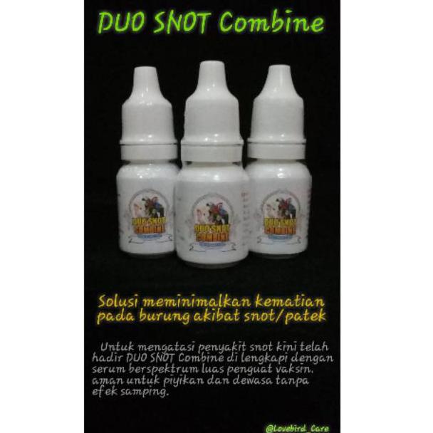 MURAH DUO SNOT COMBINE ->  snot/patek untuk segala jenis burung