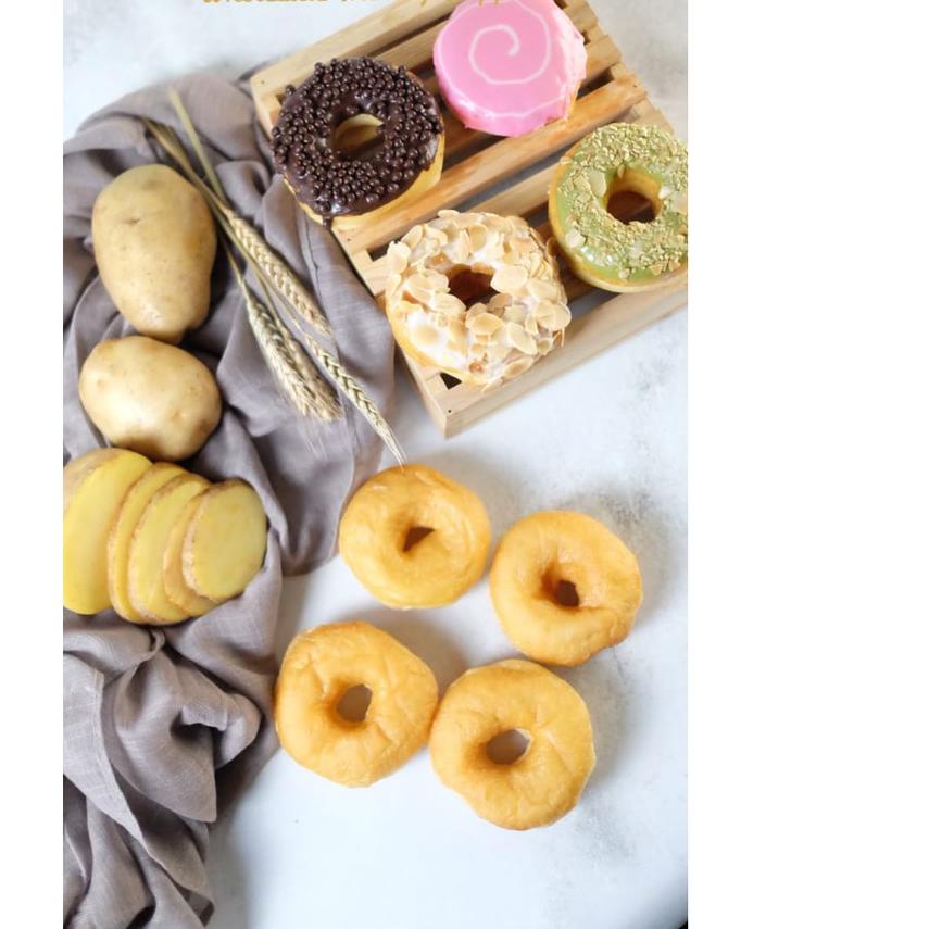 

☉ Donut Kentang / Donut Kentang Frozen / Donat Kentang asli halal isi 20 pcs ☺