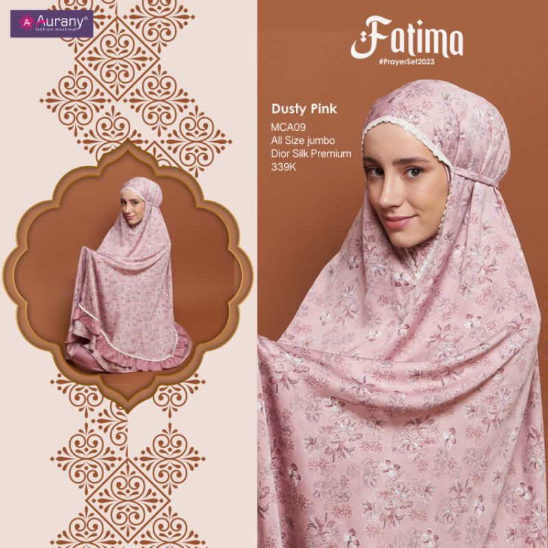 AURANY FATIMA PRAYER SET MUKENA JUMBO MOTIF