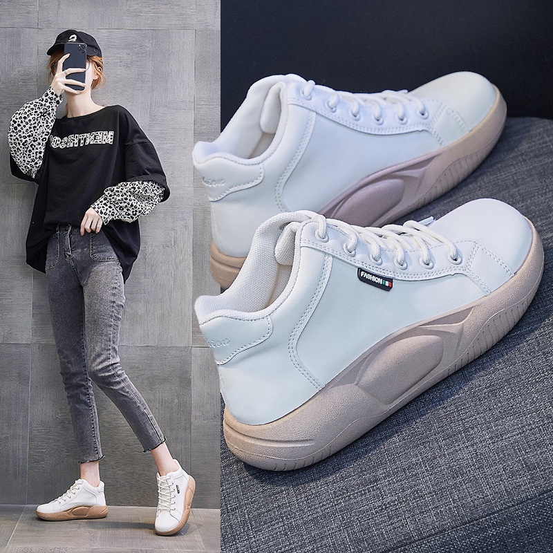 COD POS 177 Sepatu Sneakers Boots Wanita Premium