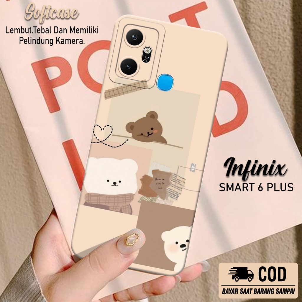 Case Hp Infinix Smart 6 Plus - Softcase Infinix Smart 6 Plus Terbaru - Casing Infinix Smart 6 Plus -