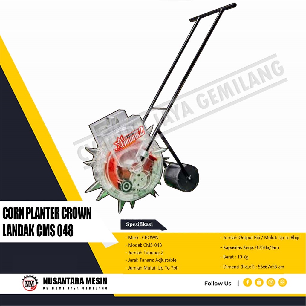 ALAT TANAM JAGUNG CROWN/ LANDAK CMS 048