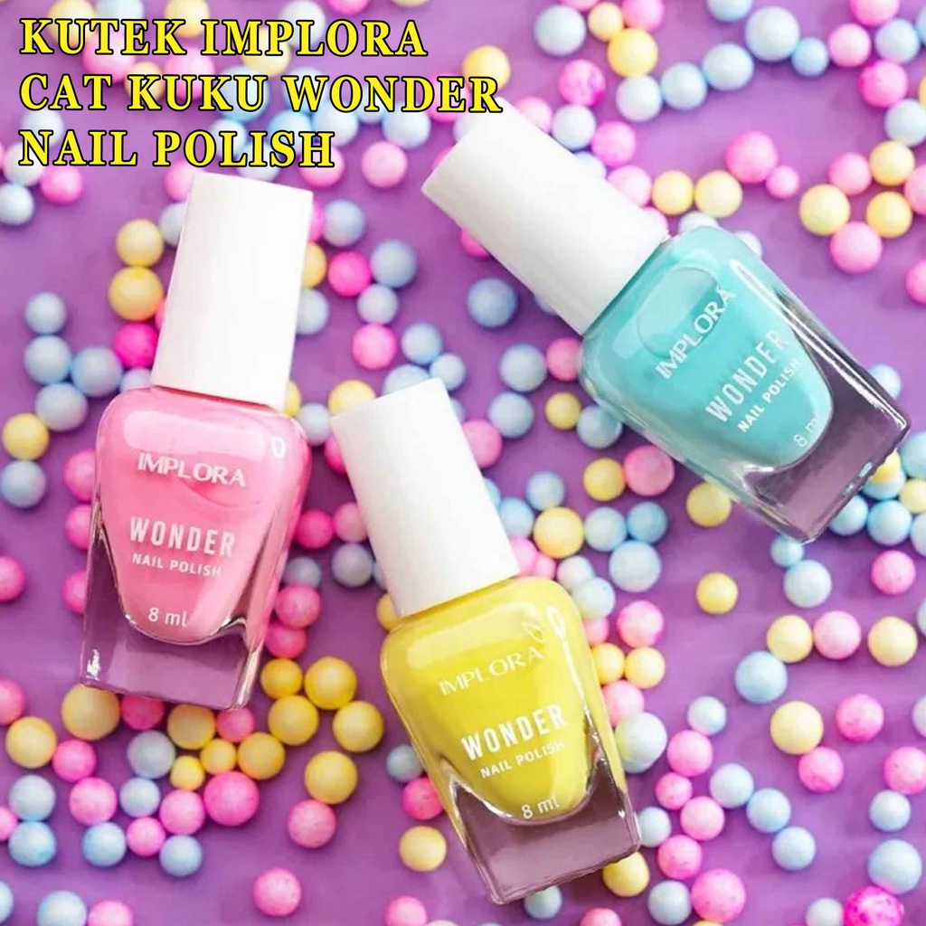 Cat Kuku Pastel* Implora Kutek* Nail Polish* 8ml