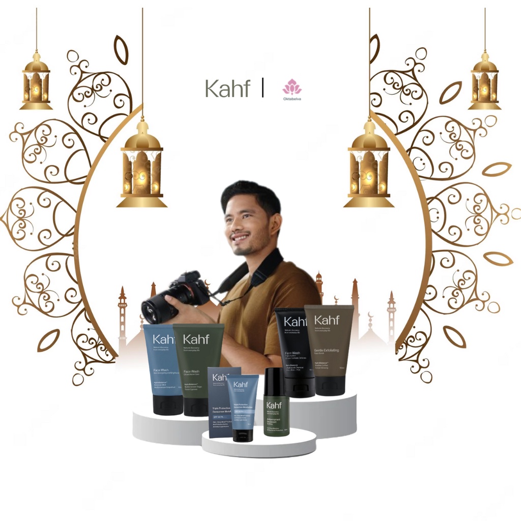 Pak Cogan | Paket Kahf Cowo Ganteng | Isi 3 Produk | Face Wash | Deodorant | Sunscreen