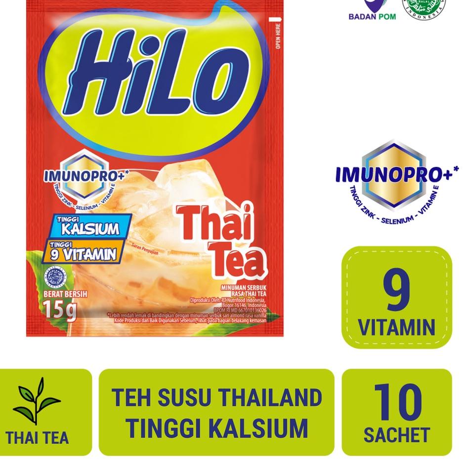 

【murah】 HiLo Thai Tea 10 sachet - Minuman Serbuk