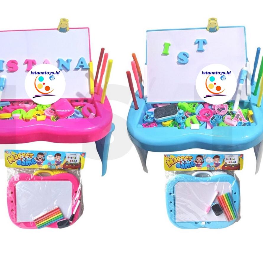 

HARGA GROSIR ID Mainan Papan Tulis Magnetic Drawing Board Meja Belajar Anak FU1131 murah