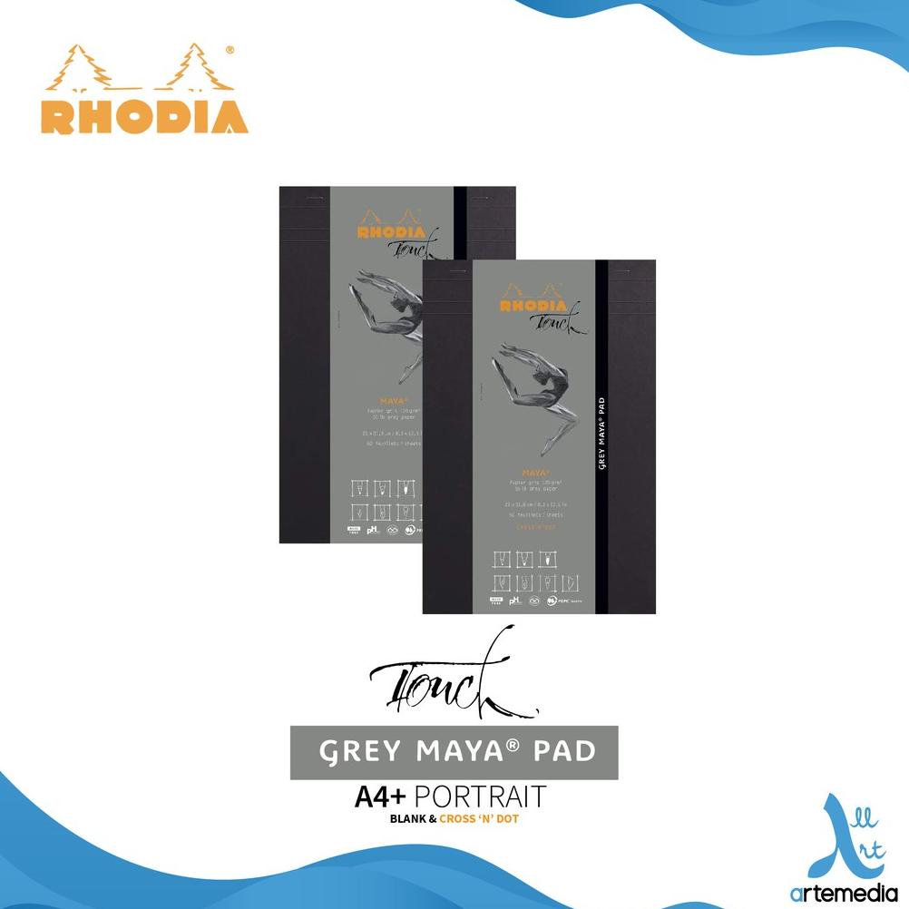 

Buku Sketsa Rhodia Touch A4 Plus Grey Maya Pad