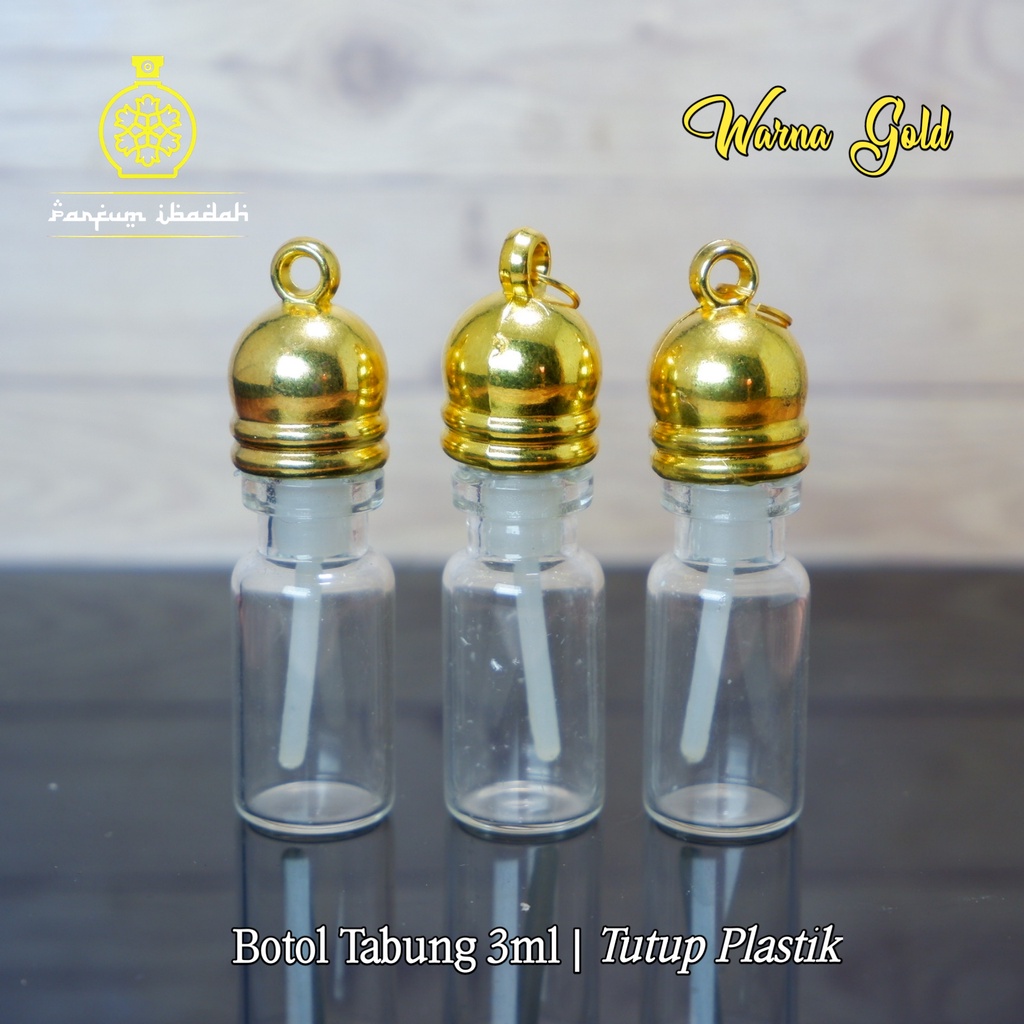 Liontin Tabung Kaca 3ml