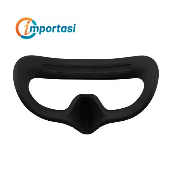 Silicone Eye Pad Cup Mask DJI GOGGLES 2 Face Plate Karet Mata AVATA - Hitam