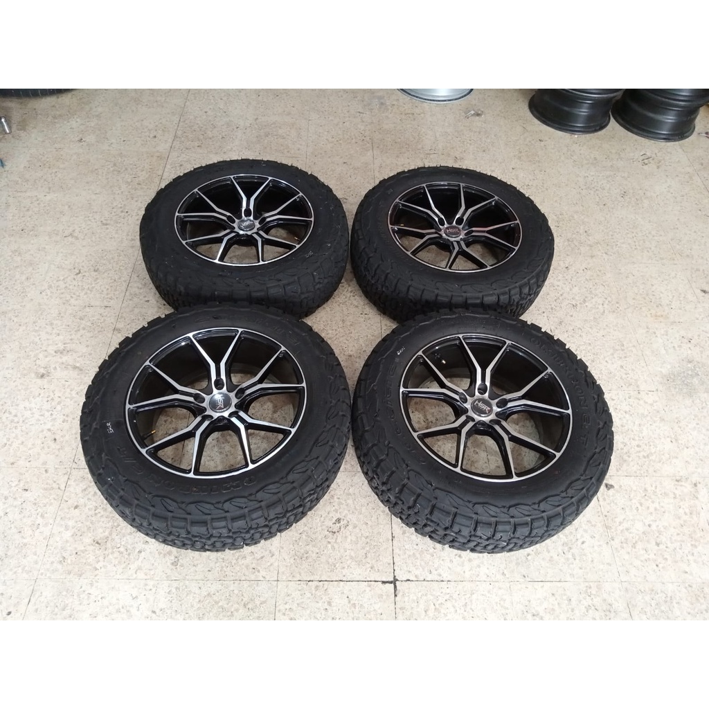 VELG SEKEN VOODOO RING 17X7,5 LUBANG 5 PCD 5X114 ET42 + BAN A/T 225 65 R17