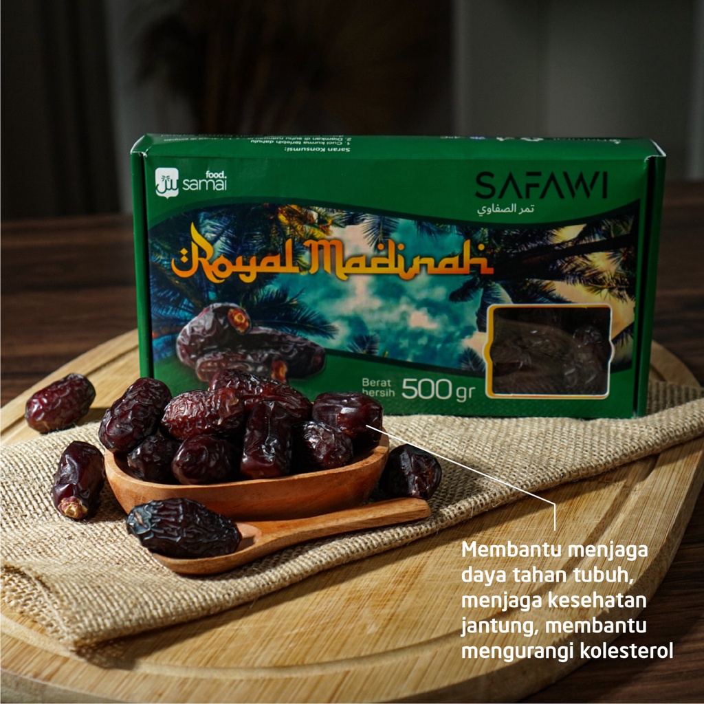 

Kurma Safawi Madinah 500 gram Royal Madinah Korma Original Import
