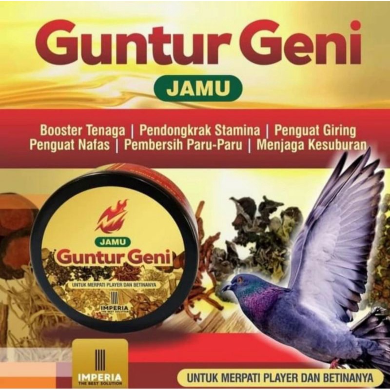 GUNTUR GENI IMPERIA PENAMBAH STAMINA BOOSTER GIRING KEKET BURUNG DARA