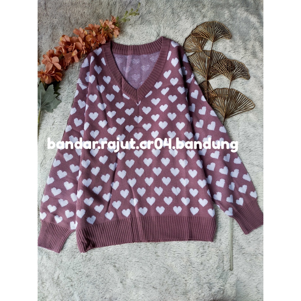 SWEATER LELI MOTIF LOVE BRANDED 7 GATE