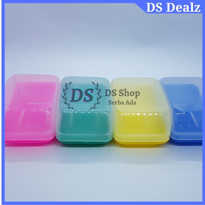 Kotak Sabun Plastik Bening Kecil / Wadah Sabun Kecil