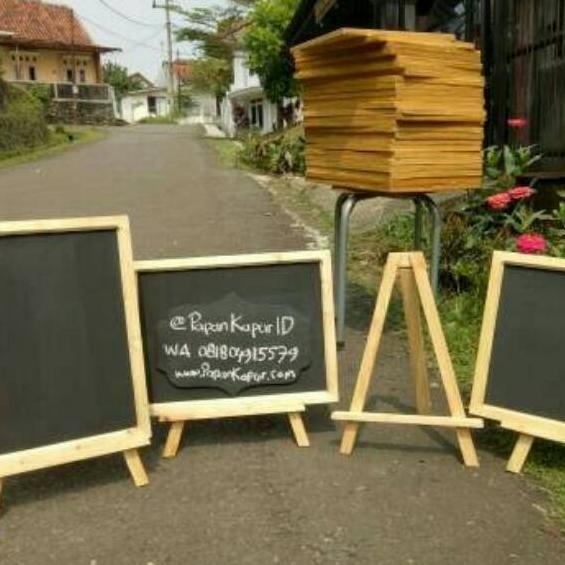 

☆ Standing mini chalkboard 30x40cm papan tulis kapur blackboard ♥