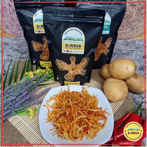 

Kentang Mustofa Balado SUNDJA 100g - Kentang Dieng Asli