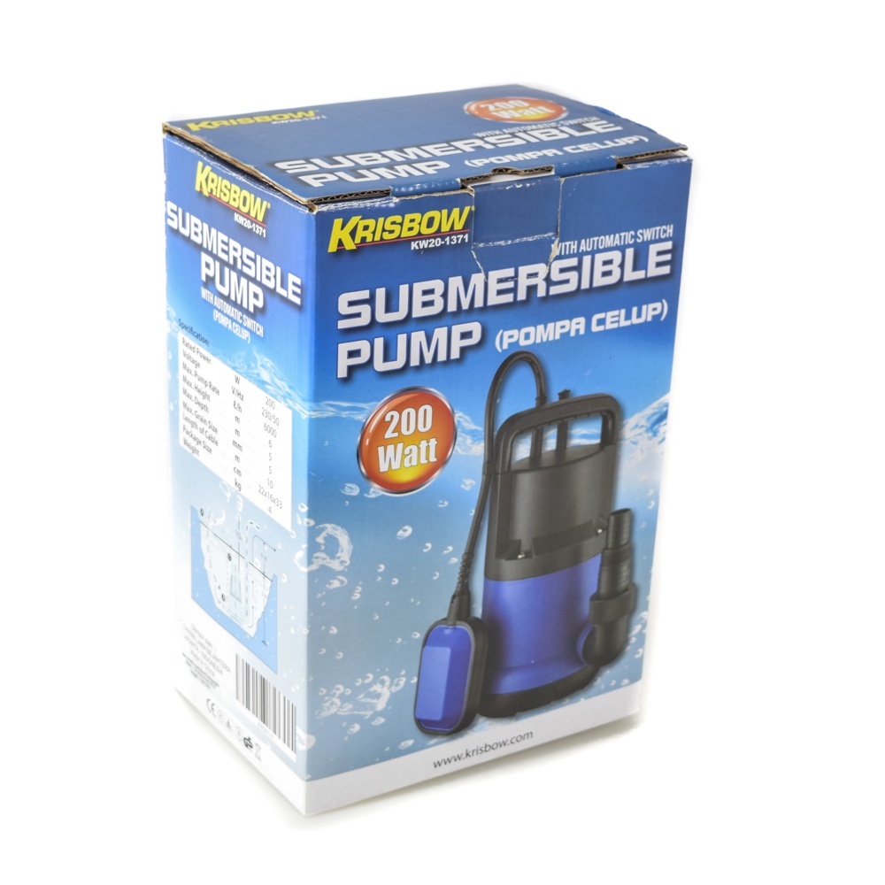 Pompa Submersible 200w (Saklar Otomatis) Krisbow