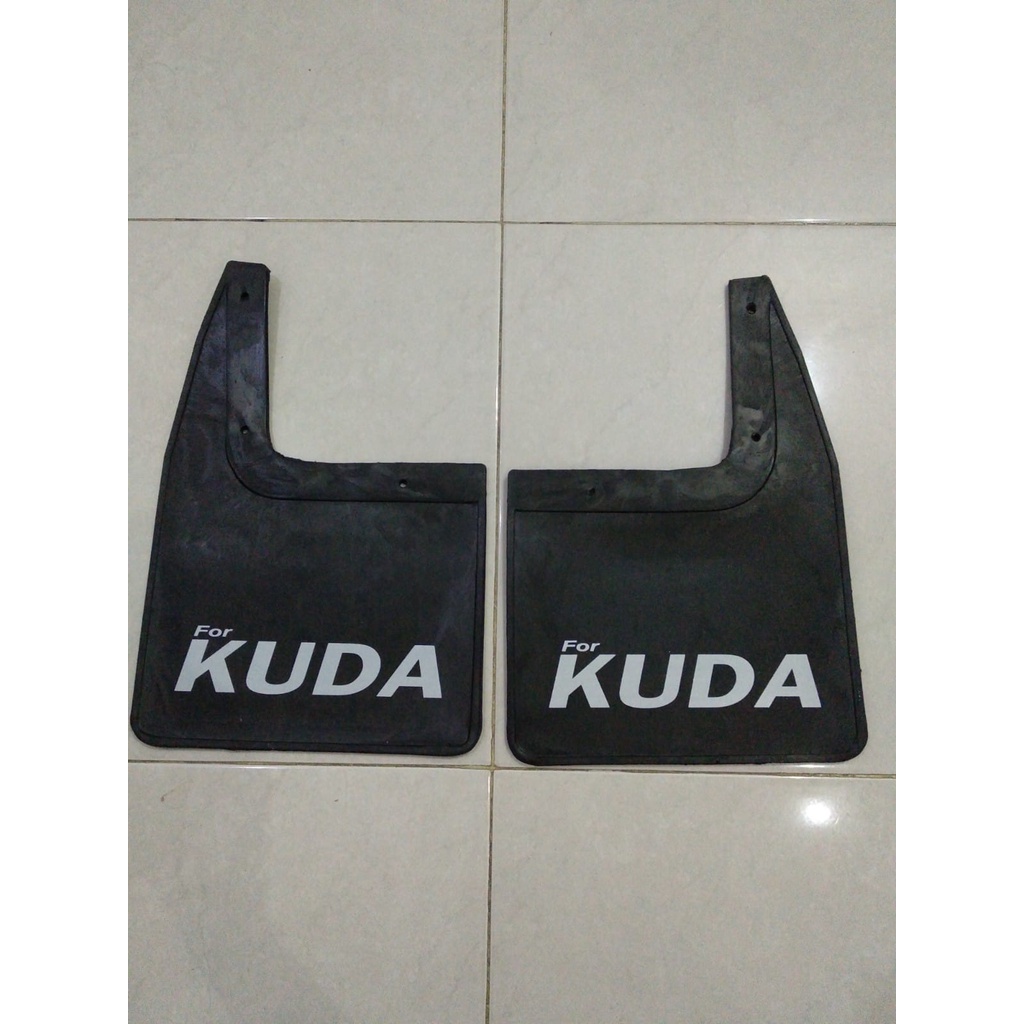 Karpet Lumpur pelindung cipratan roda mobil Mitsubishi Kuda bahan Mudguard dua pasang dan satu set depan belakang tebal cocok depan atau belakang