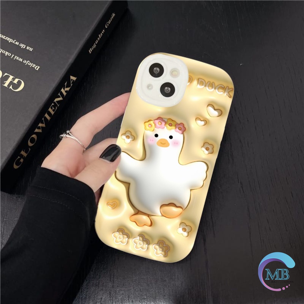 SS148 SOFTCASE MOTIF AKSEN 3D YELLOW CUTE DUCK FOR INFINIX SMART HD 4 5 6 PLUS CANON 12 AIR S4 S5 HOT 5 6 7 8 9 10 11 12 30 30I 30  PLAY 10I 10S 11S 12I 20 20I 20S NOTE 8I 11 PRO 12 G96 ZERO X NEO PRO MB4489