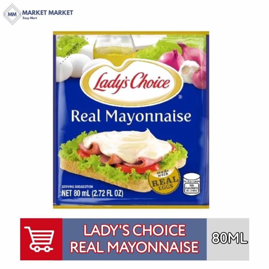 

LADY'S CHOICE REAL MAYONEISEE 80g/CHICKEN SPREAD & BACON SPREAD 27ml/HAM SPREAD 27ml