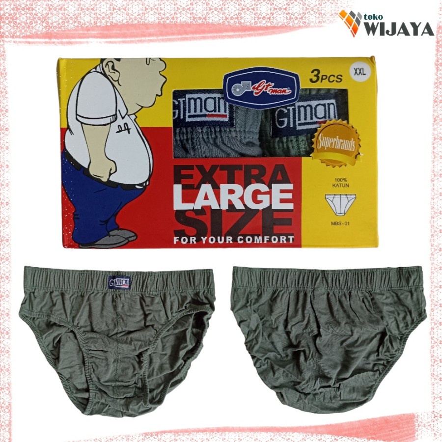 Celana Dalam Pria Dewasa GT Man MBS 01 Size XXL