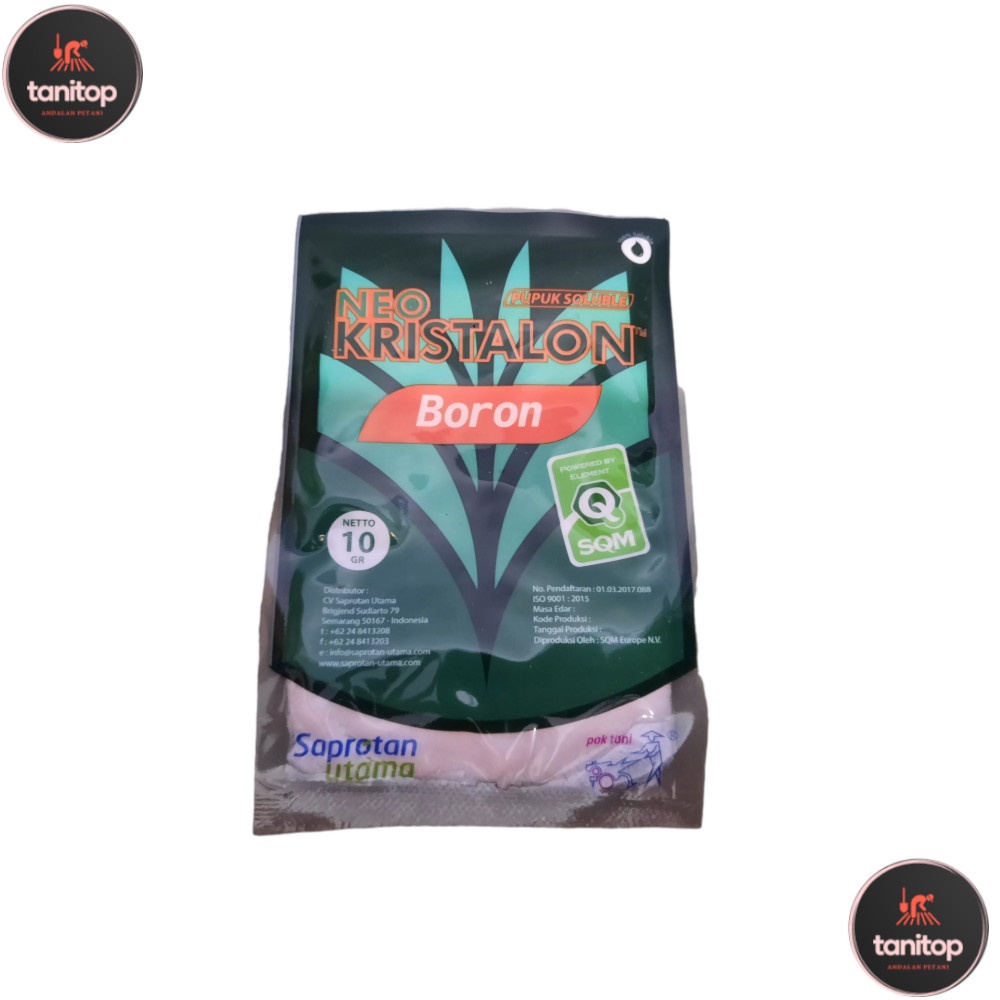 Neo Kristalon Boron 10 Gram Pupuk Boron Borate Terlaris