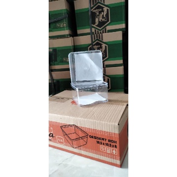 dessert box / toples kue kering 250gr kotak