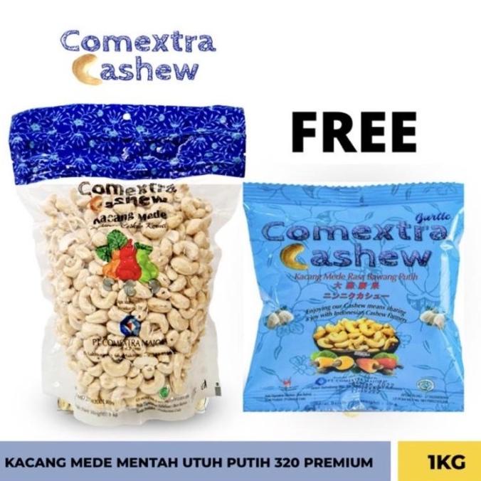 

KACANG MEDE KACANG MEDE MENTAH UTUH PUTIH 320 PREMIUM 1 KG - CASHEW METE MENTE EL09I09A82L