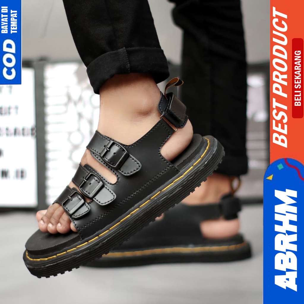 Sandal Pria Terbaru Kekinian Slide Docmart Abrhm AUSTIN