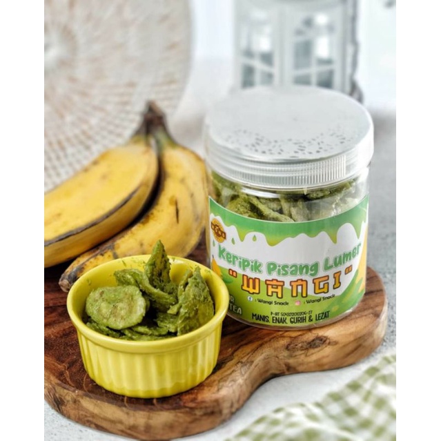 

Keripik Pisang Lumer Rasa Greentea