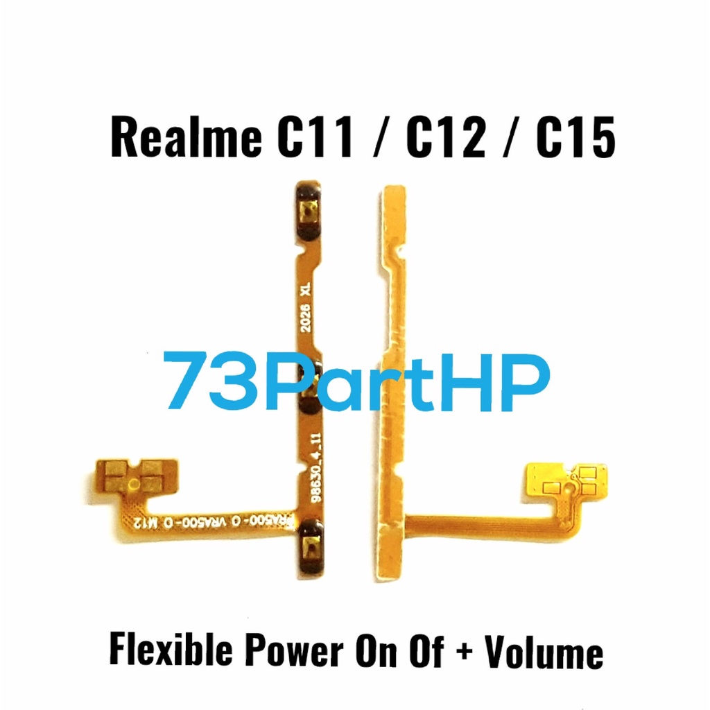 Flexible Connector Volume Power On Off Realme C11 - C12 - C15 - Flexibel Fleksible Fleksibel Fleksible Konektor