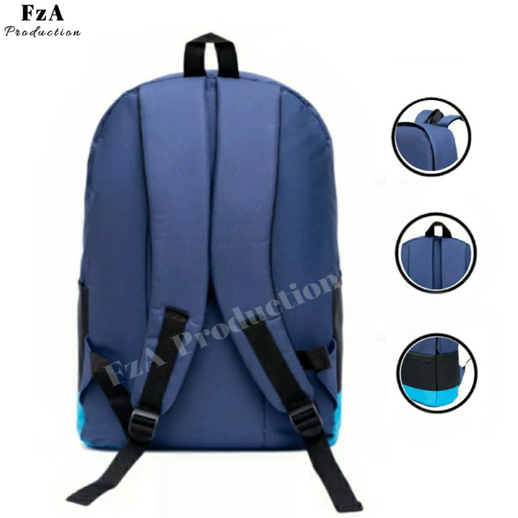 Big Promo..Tas Ransel Distro Casual Pria Wanita / Tas Ransel Laptop Sekolah Kuliah Bacpack Distro Original - FzA