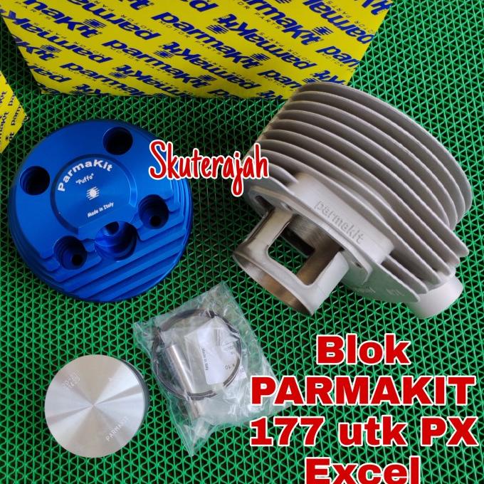 Blok Block Set ALLOY 177 cc PARMAKIT Italy utk Vespa PX Excel dkk