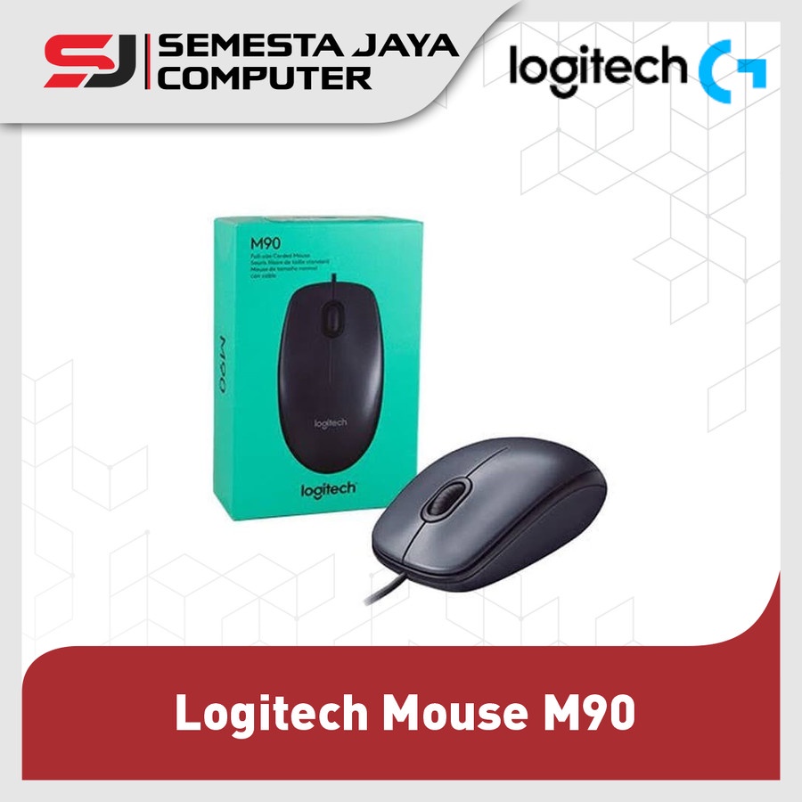 Mouse USB Logitech M90 ORIGINAL RESMI