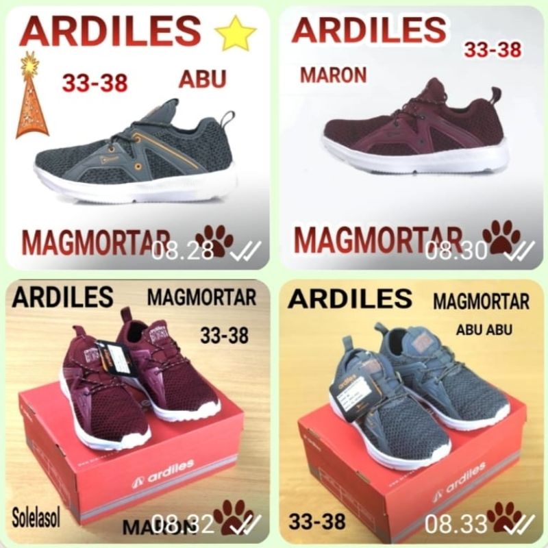 SEPATU ANAK SLIP ON ARDILES MAGMORTAR LAKI / PEREMPUAN KEREN TRENDY SPORTY