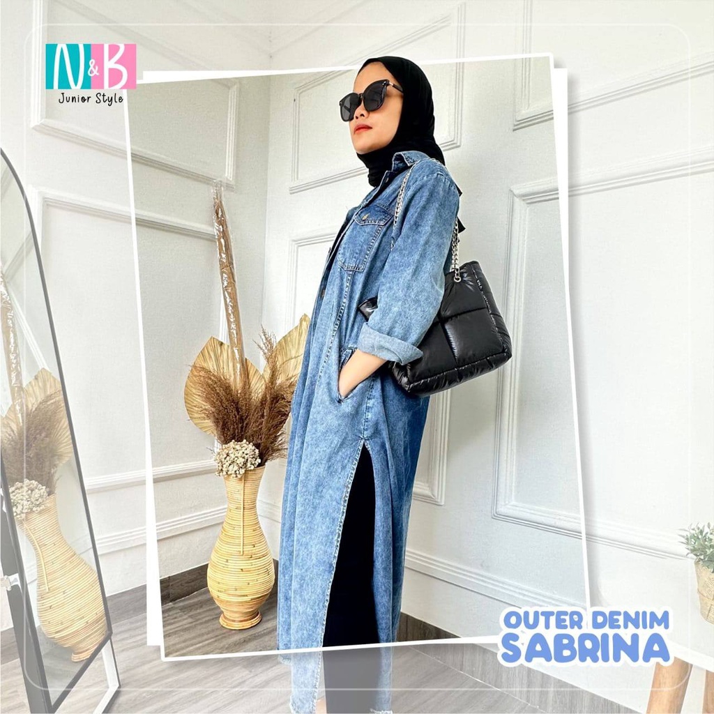 Outer Dewasa Denim Sabrina by N&amp;B junior style