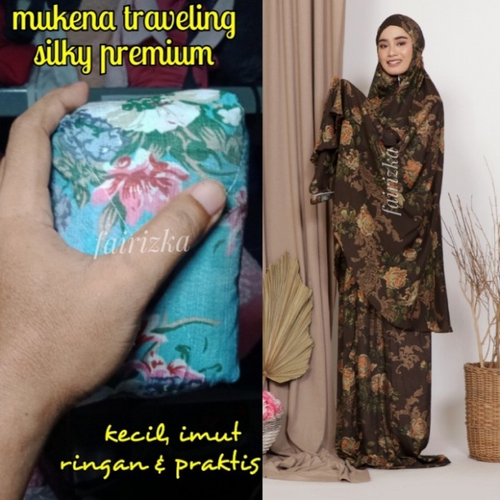 KECIL IMUT RINGAN PRAKTIS MUKENA TRAVELING KATUN SILK
