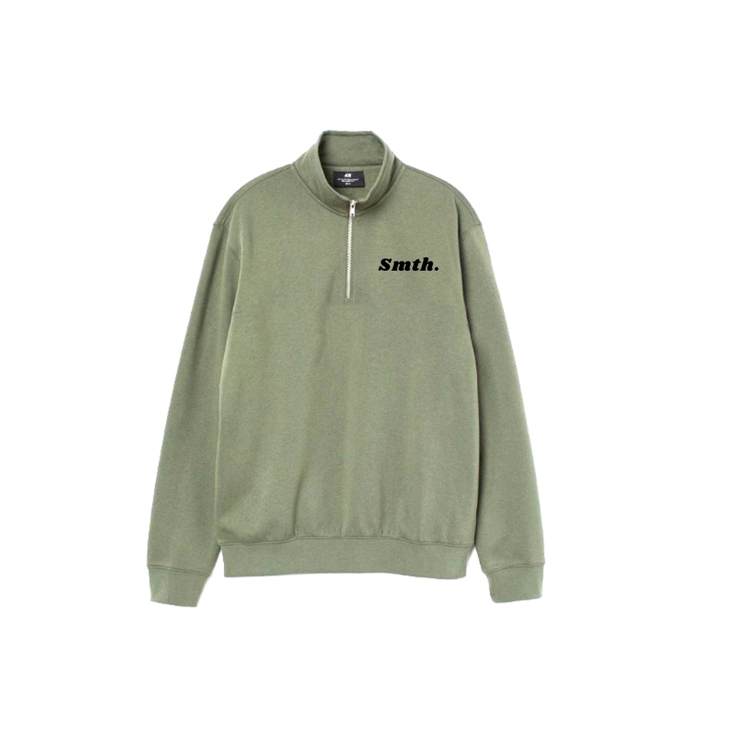 Smith Halfzip Sweatshirt Beige /Jaket Smith /Crewneck Smith