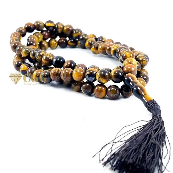 Tasbih Tiger eye Batu  Natural Alam