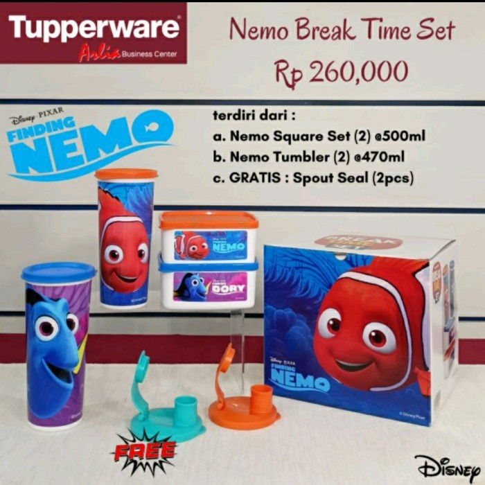 Tupperware Lunch Set Tupperware Nemo Break Time Lunch Box Tumbler [07]