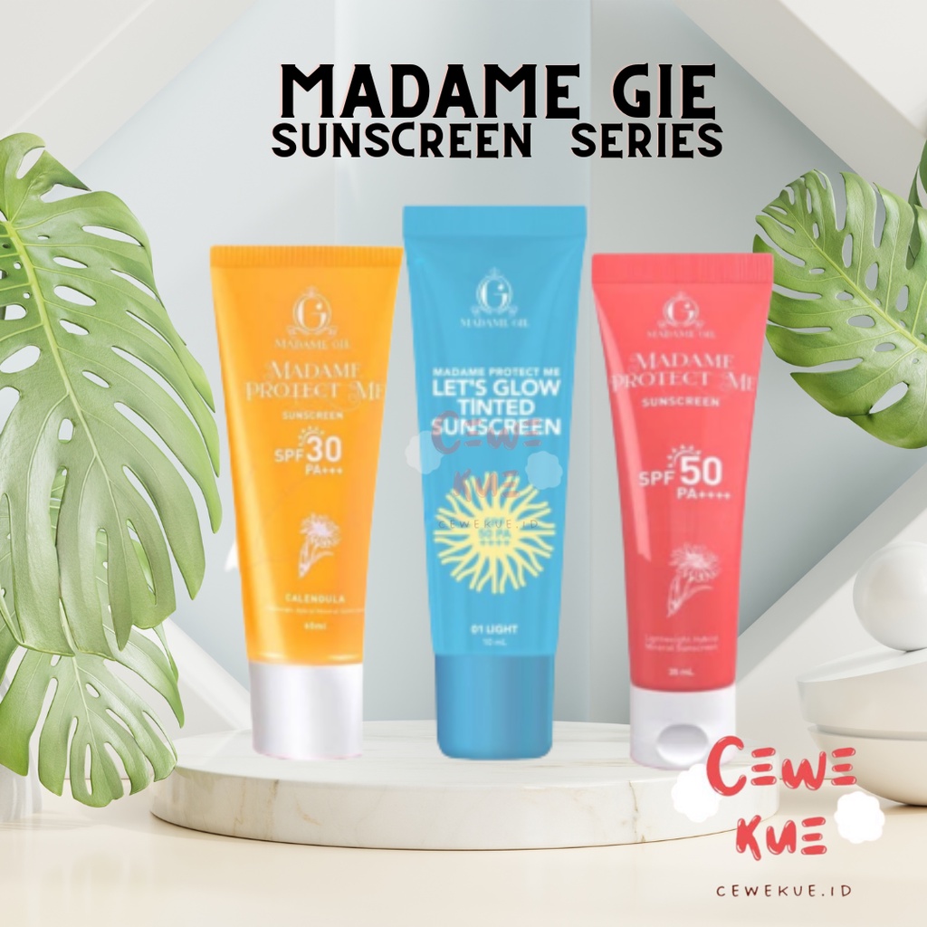 Madame Gie Madame Protect Me Sunscreen SPF 30 PA +++ Calendula l Madame Gie Madame Protect Me Let's 