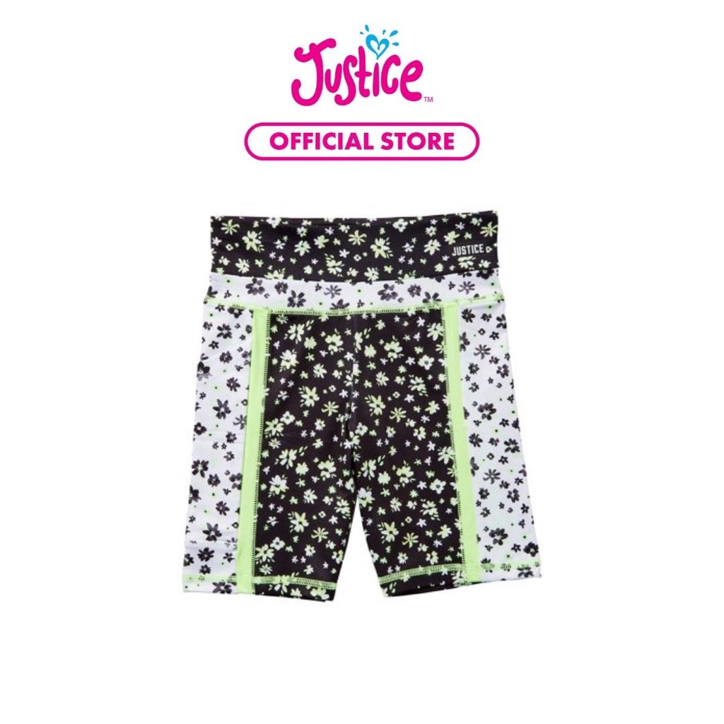 Justice Blocked Bike Short - Celana Pendek Anak Perempuan (Hitam)