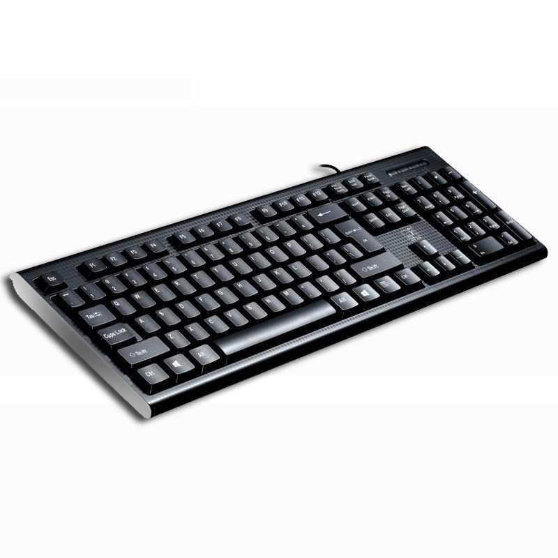 Keyboard USB Business Office Home Wired Desktop - Q9 - Black